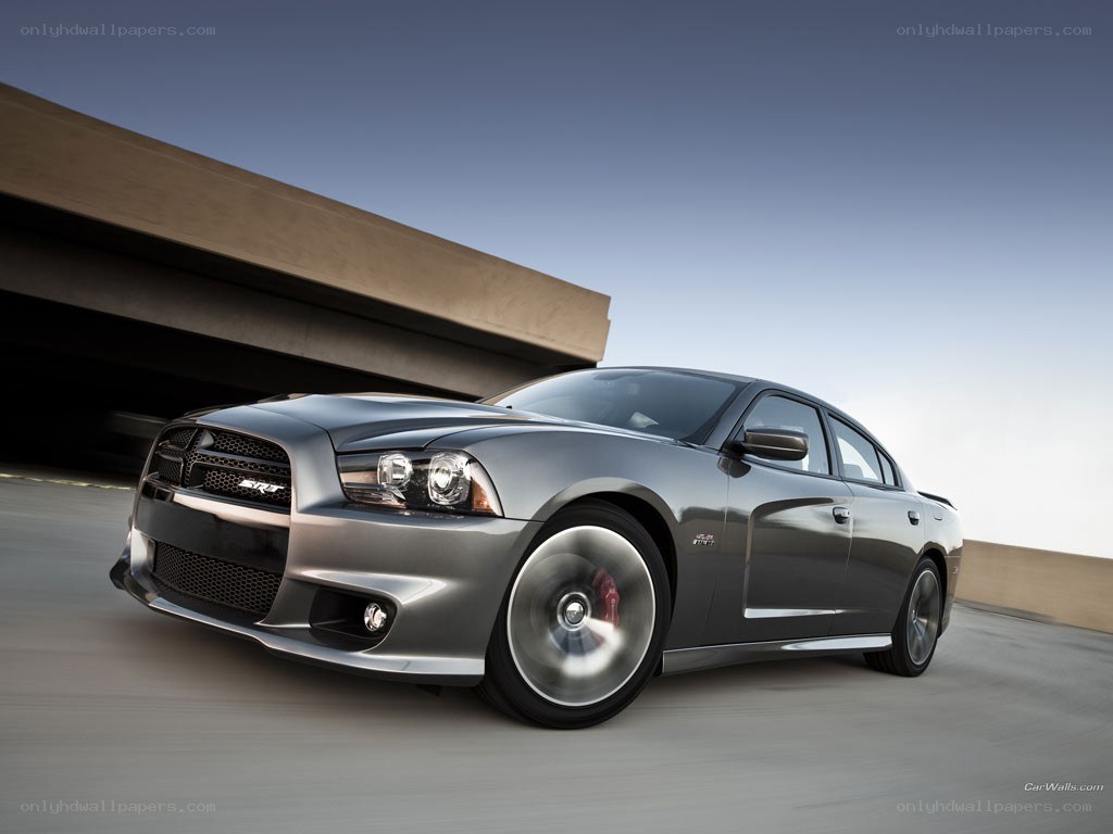 silver dodge charger srt8