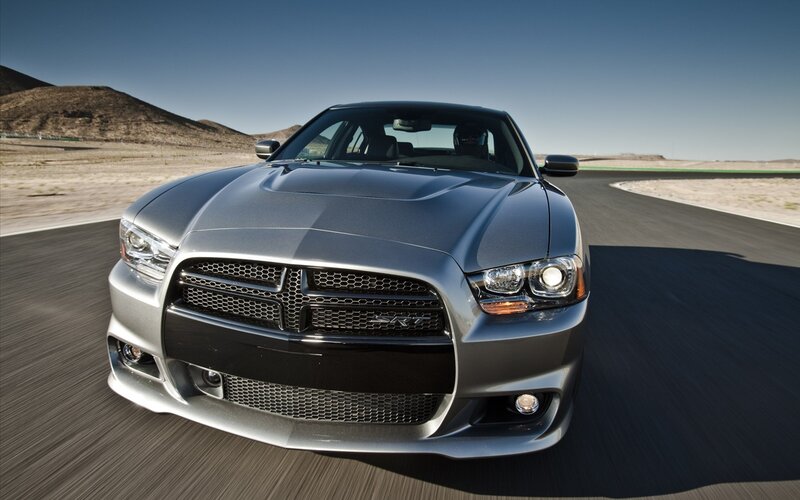 Silver Dodge Charger Srt8 — Gray, Dramatic