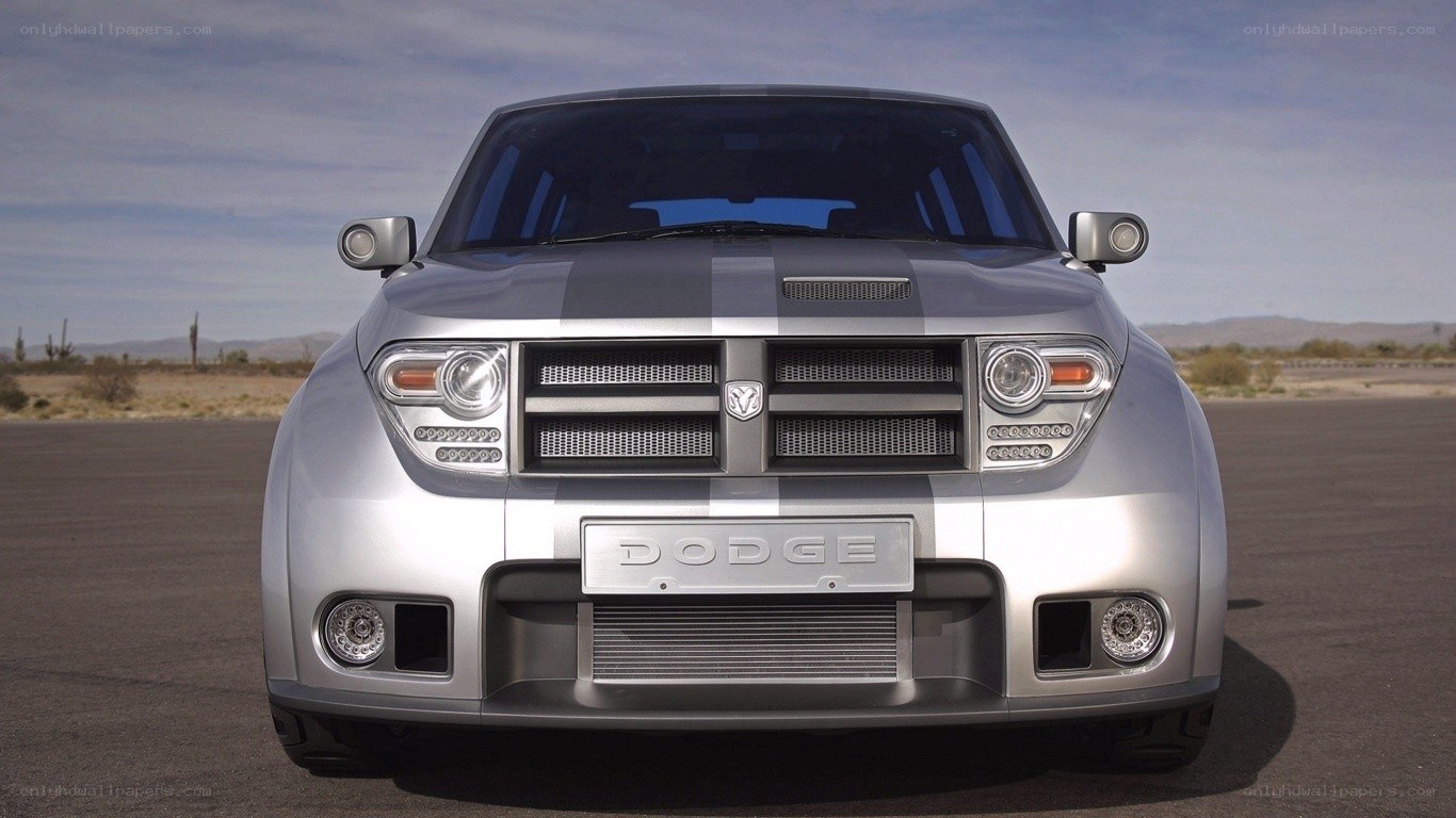 Silver Dodge Concept Car
