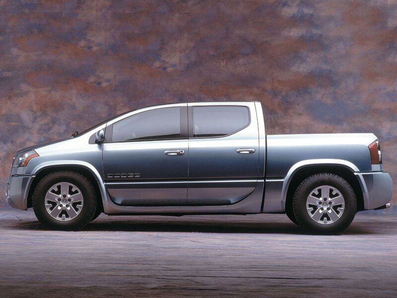 silver dodge pickup truck