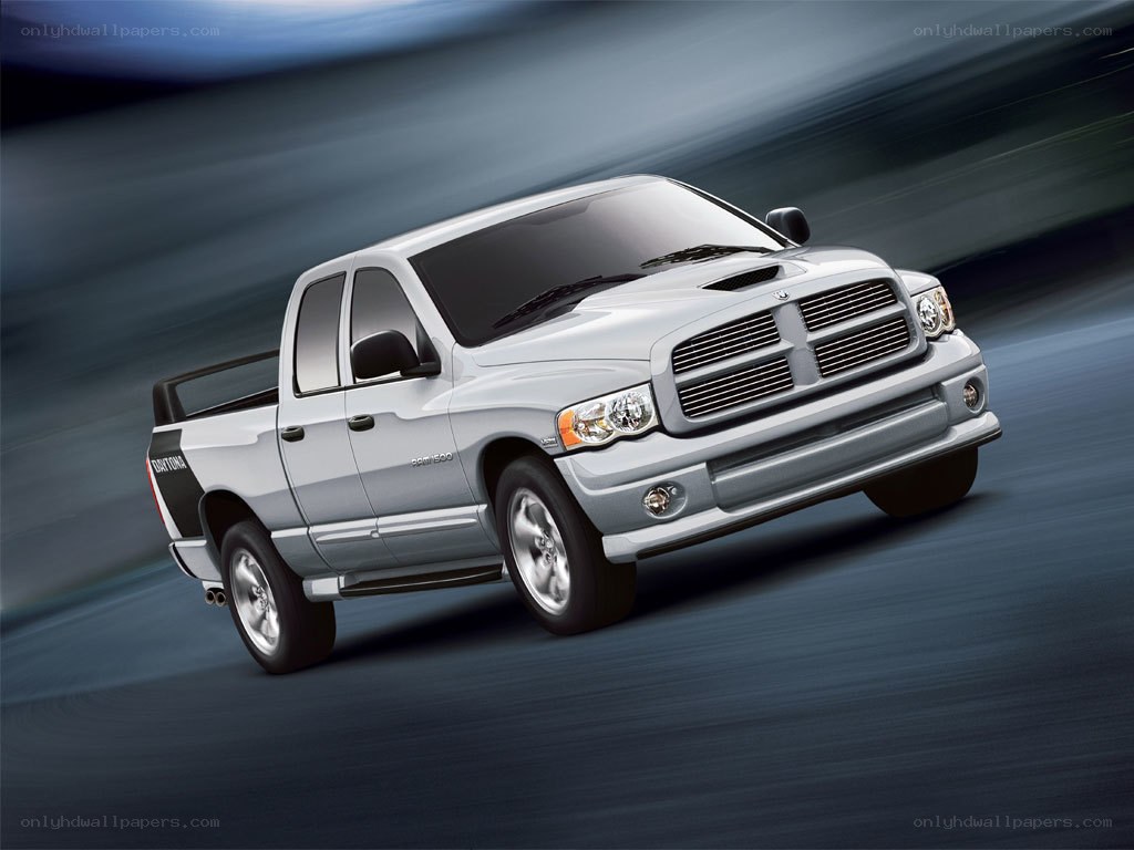 silver dodge ram pickup truck
