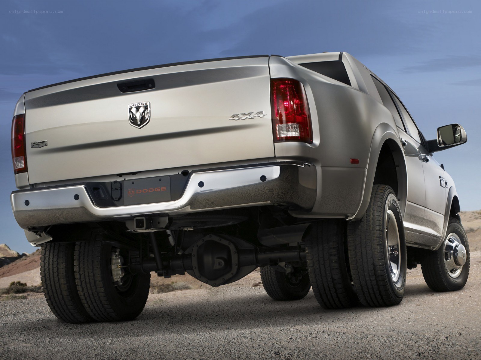 silver dodge ram truck