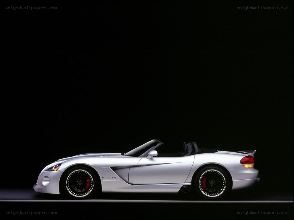 silver dodge viper convertible