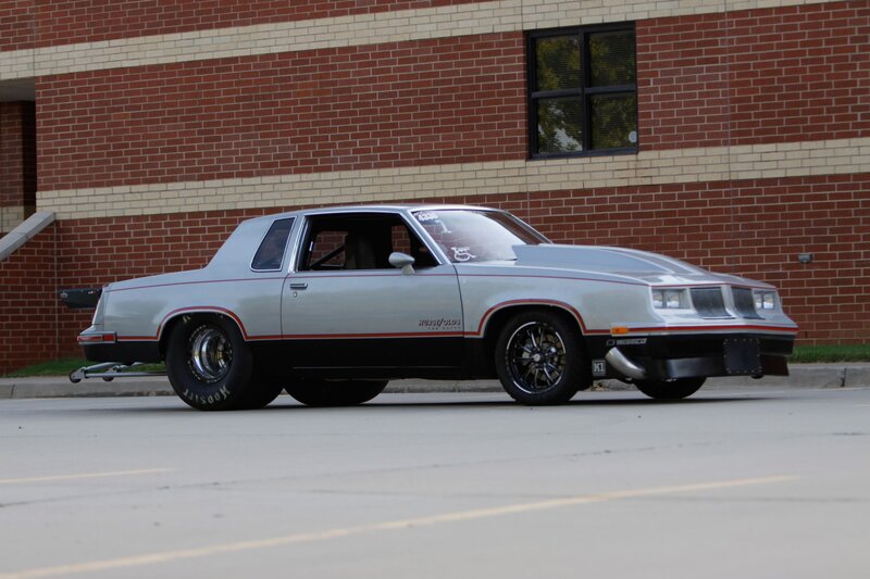 Silver Drag Racing Car — Gray, Calm, Afternoon