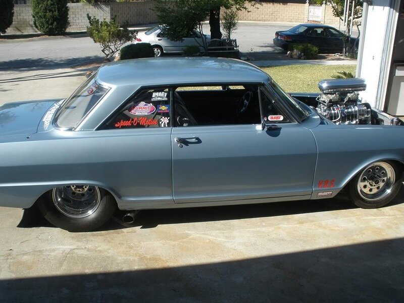 Silver Drag Racing Car — Gray, Calm