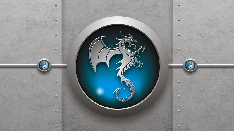 Silver Dragon Emblem — Gray, Mechanical