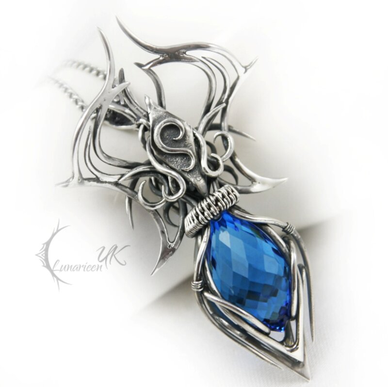 Silver Dragon Pendant