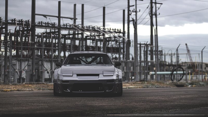 Silver Drift Car — Gray