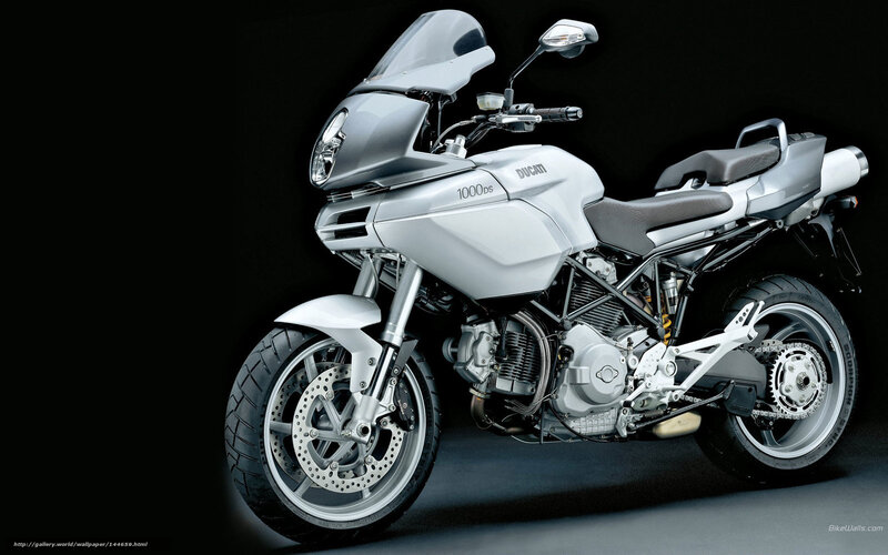 Silver Ducati 1000ds motorcycle