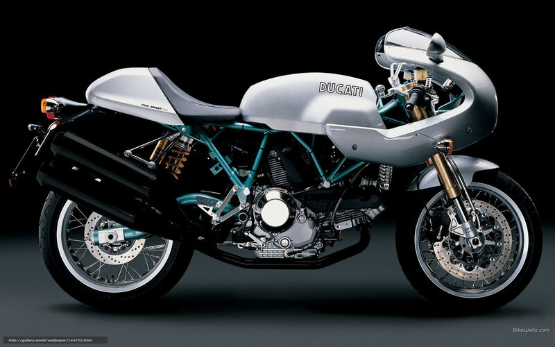 Silver Ducati Motorcycle — Dramatic, Photograph, Seat, Engine