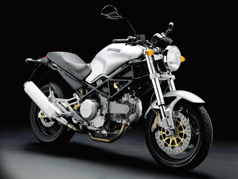 Silver Ducati Motorcycle — Dramatic, Photograph, Seat, Headlight