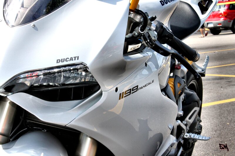 Silver Ducati Motorcycle — Neutral