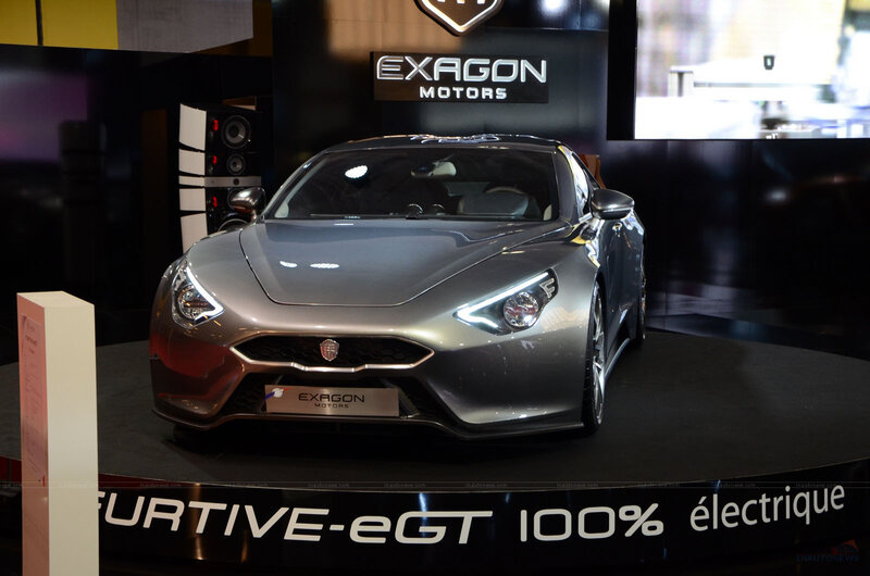 Silver Electric Car — Gray