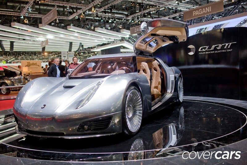Silver Electric Car
