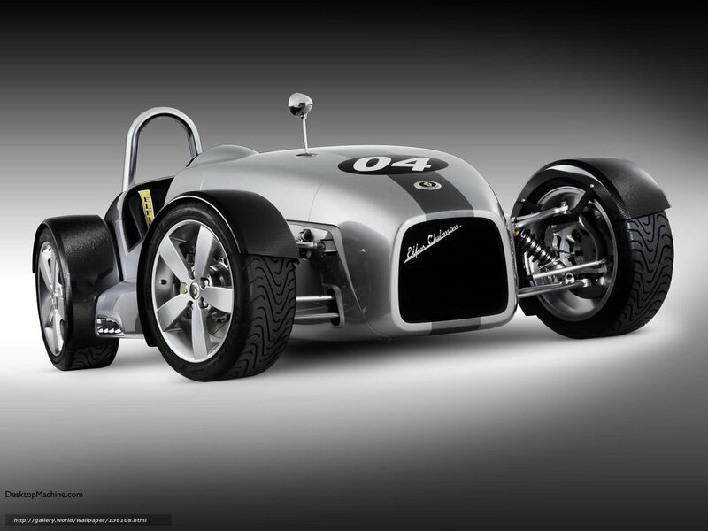 Silver Elfin Clubman race car