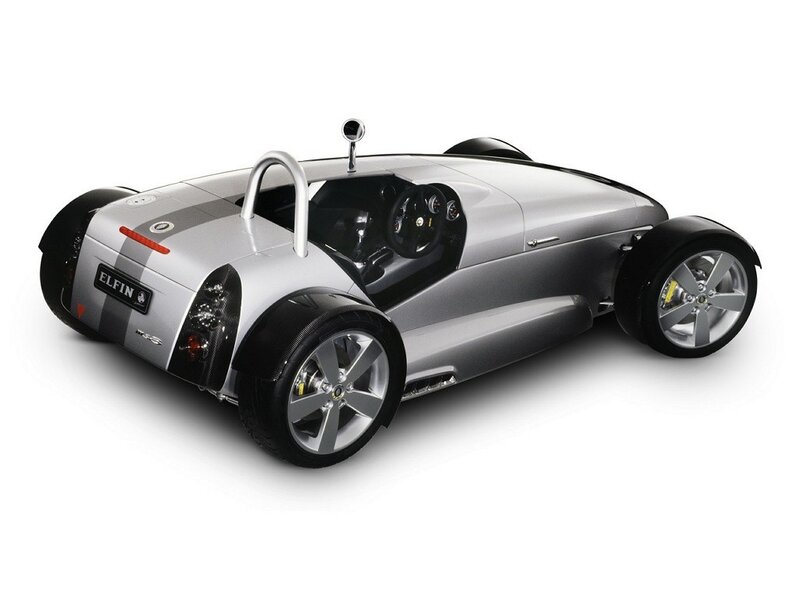 Silver Elfin Sports Car — Neutral
