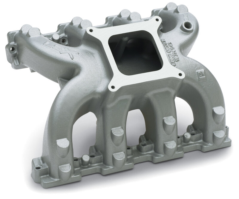 silver engine intake manifold