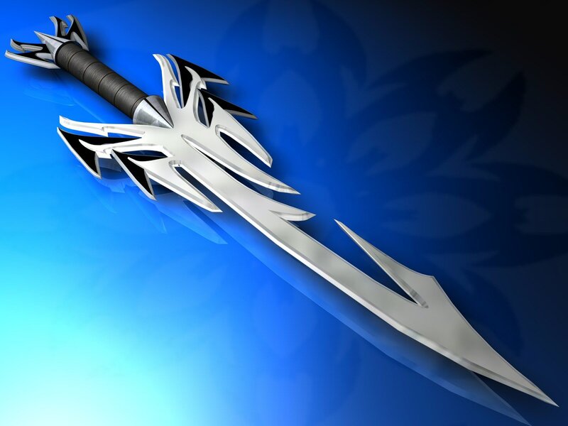 Silver Fantasy Sword