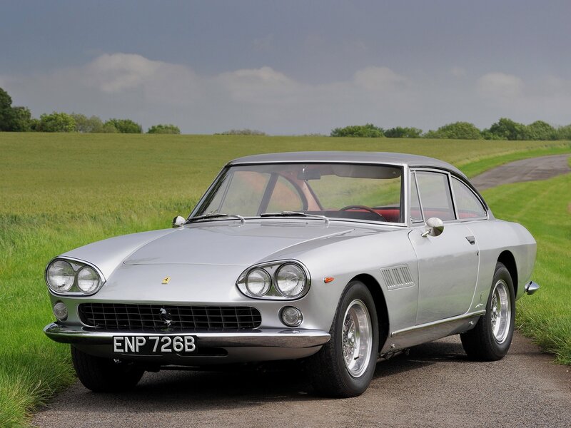 Silver Ferrari 250 GT Coupé