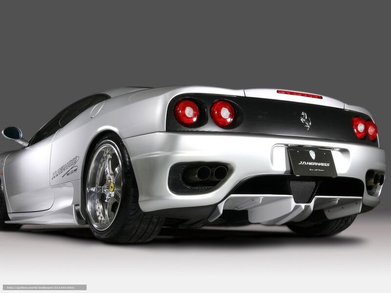 silver ferrari 360 modena
