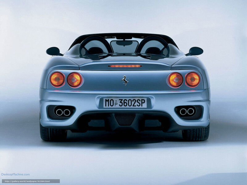 Silver Ferrari 360 Spider