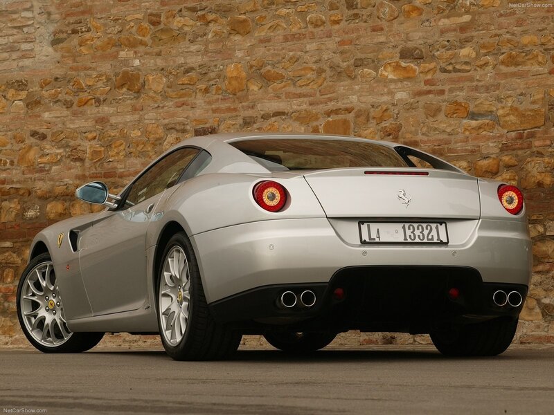 silver ferrari 599 gtb Fiorano