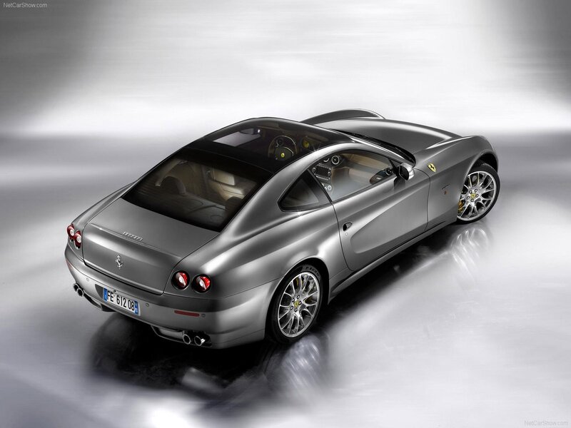 Silver Ferrari 612 Scaglietti