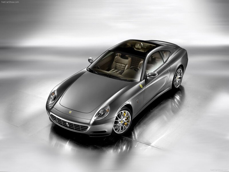 Silver Ferrari 612 Scaglietti