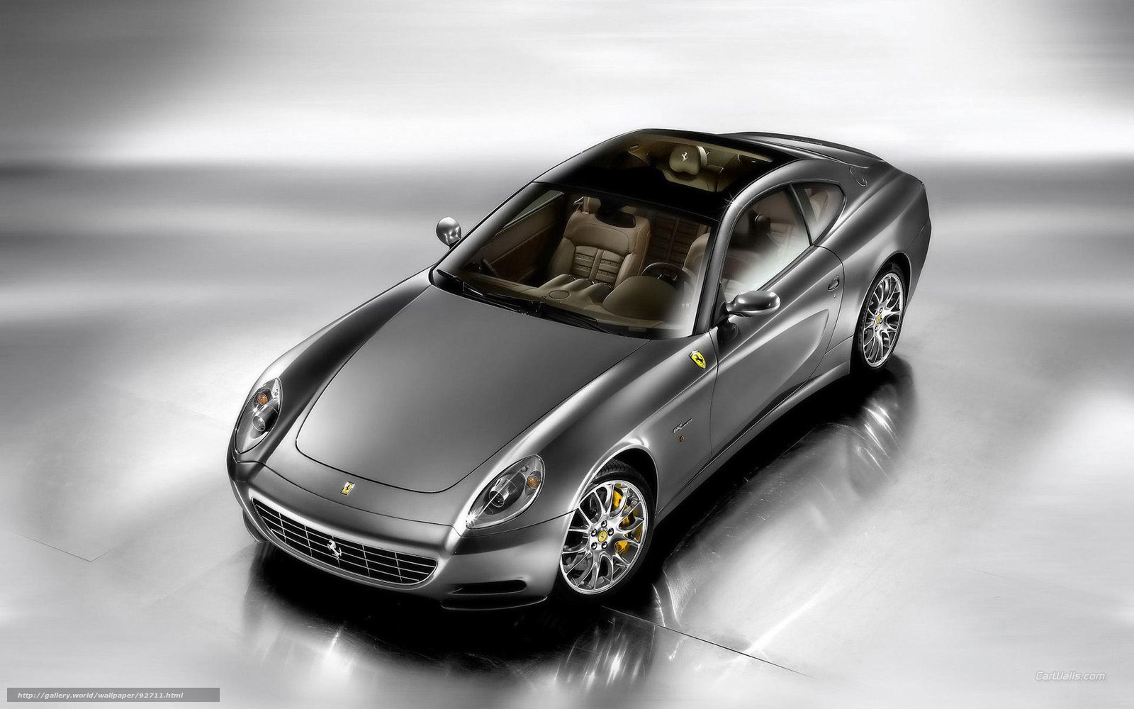 Silver Ferrari California