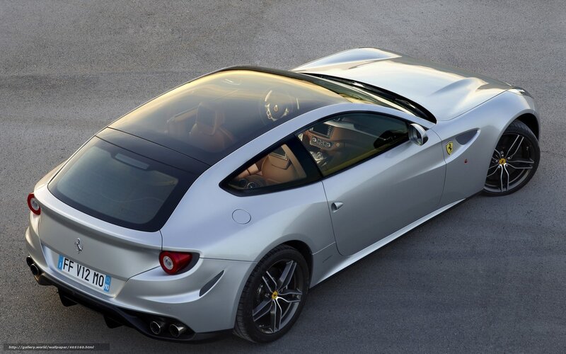 Silver Ferrari Car — Calm, Photograph