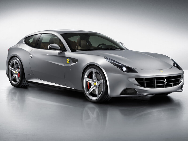 Silver Ferrari Car — Neutral, Photograph