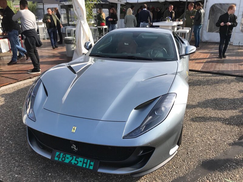Silver Ferrari Car — Outdoor