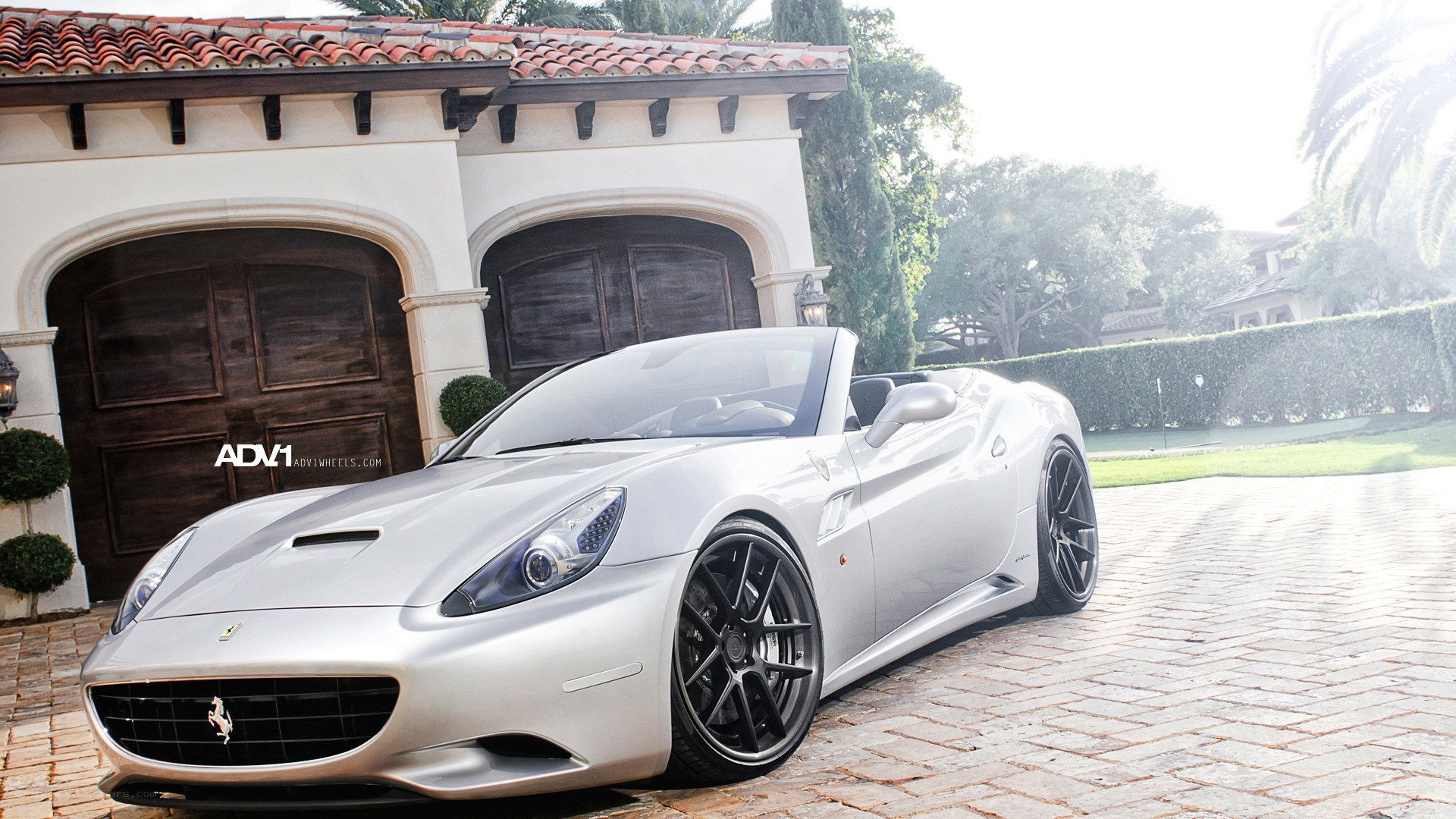 silver ferrari cayman