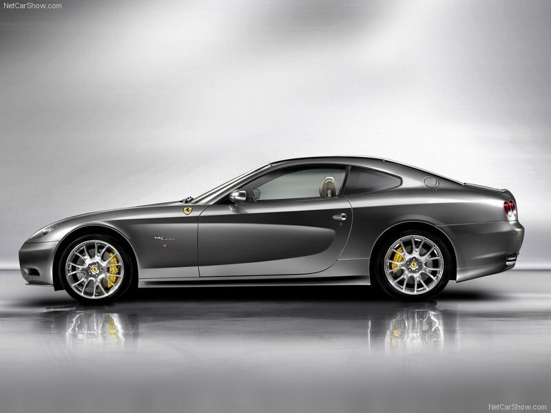 silver ferrari coupe