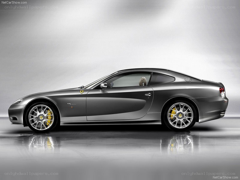 silver ferrari coupe