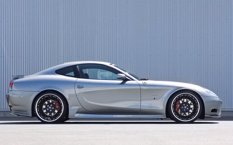 Silver Ferrari Coupe — Calm, Afternoon