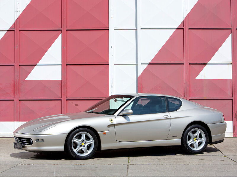 Silver Ferrari Coupe — Calm