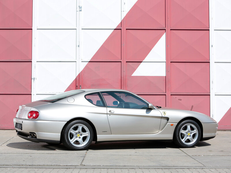 Silver Ferrari Coupe — Neutral