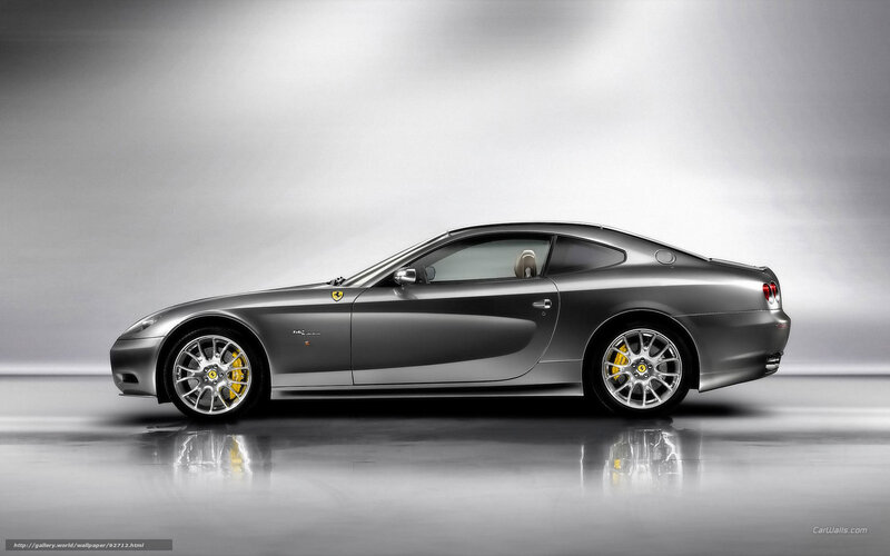 silver ferrari coupe