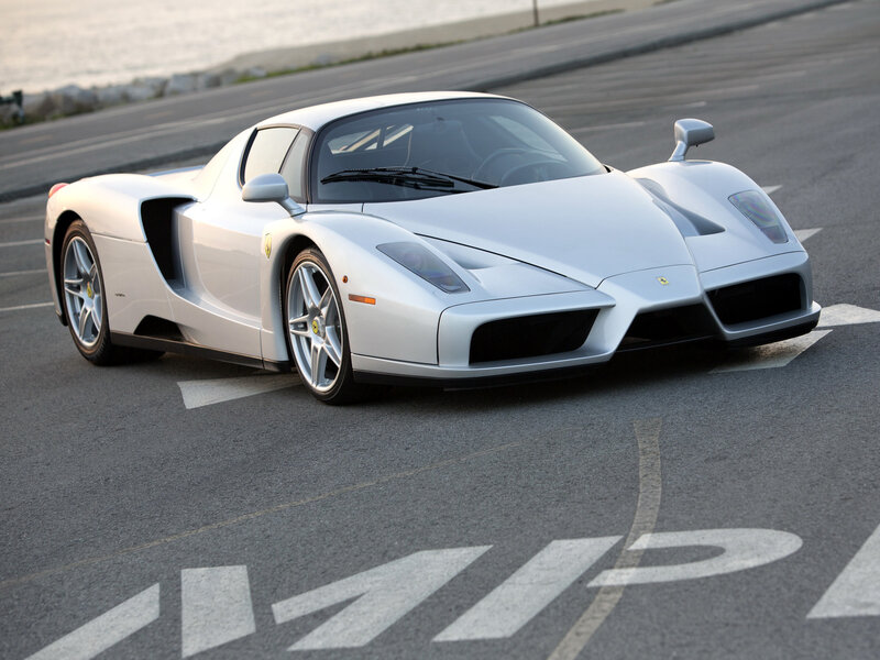 Silver Ferrari Enzo — Calm
