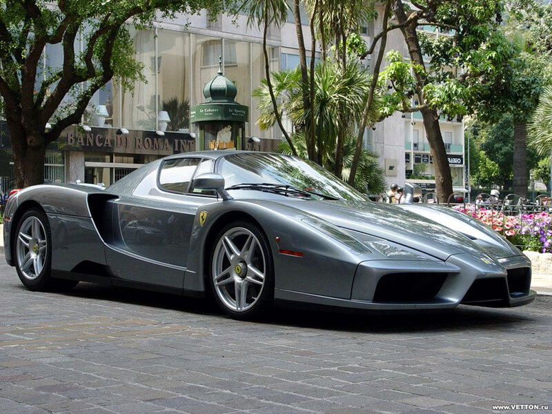 Silver Ferrari Enzo