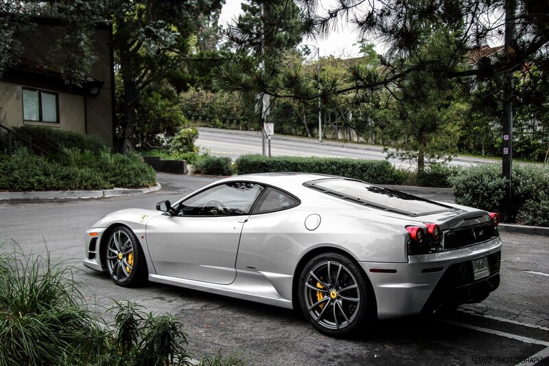 Silver Ferrari F430 — Calm