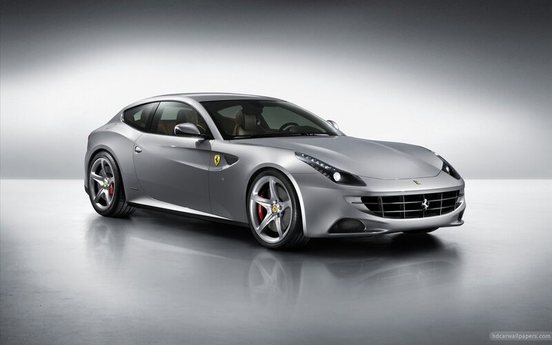 silver ferrari gran turismo