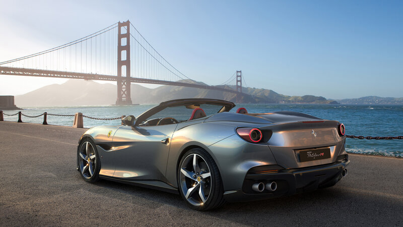 Silver Ferrari Portofino