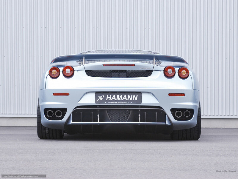 silver ferrari rear view