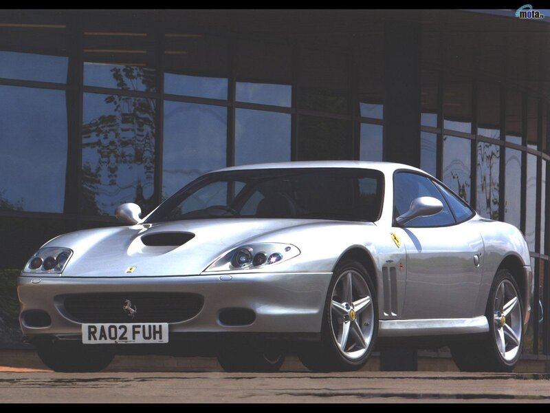silver ferrari sports car