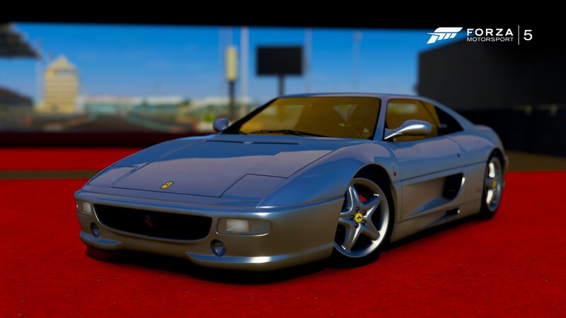 Silver Ferrari Sports Car — Calm