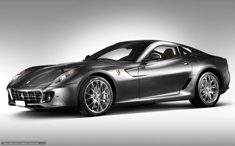 Silver Ferrari Sports Car — Gray, Neutral