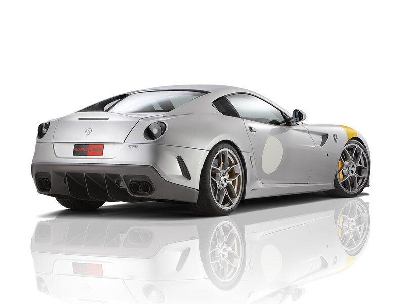 Silver Ferrari Sports Car — Neutral, Photograph, Wheels