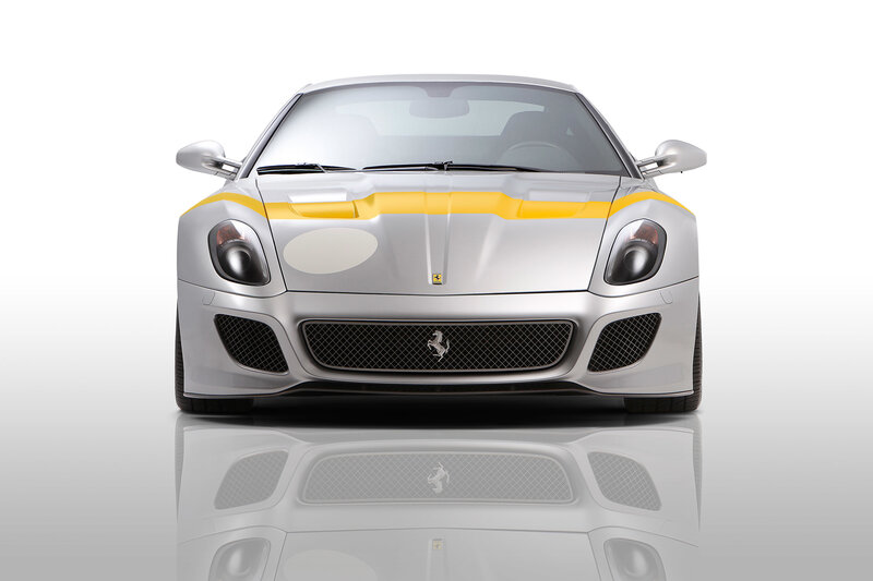 Silver Ferrari Sports Car — Neutral
